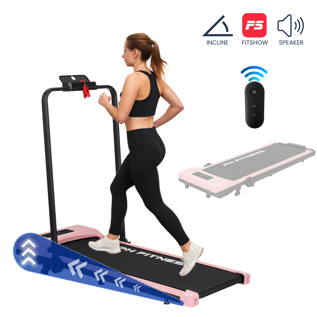 Loopband – Incline & Handmatige Helling - 12km/u – Opvouwbaar / Inklapbaar – F3A – Verkrijgbaar in 3 kleuren