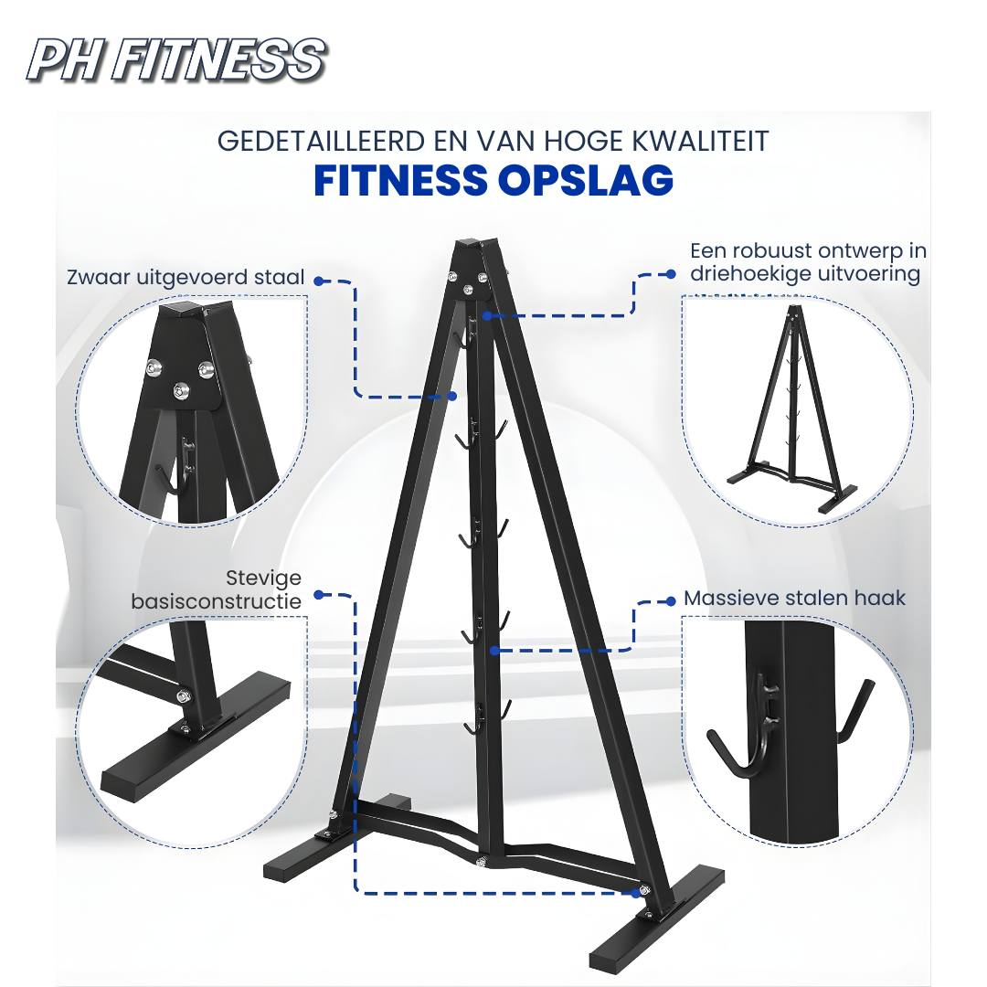 Soporte para accesorios de cable en forma de A