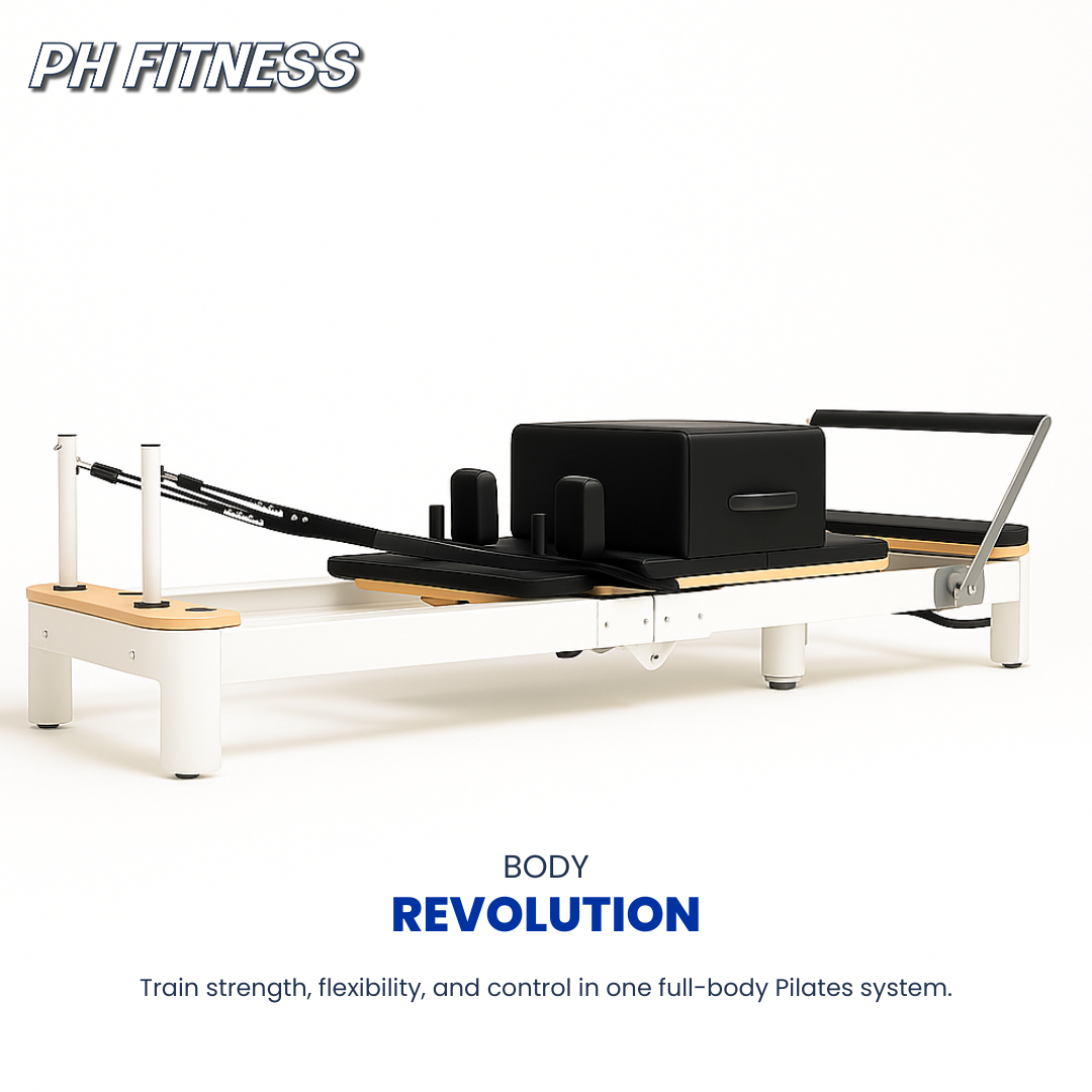 Opvouwbare Pilates Reformer – Premium Studio Kwaliteit met Verstelbare Veerweerstand