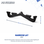 PH Fitness 5er Kabelzug Griff Set – Multi Grip Latzug & Ruder Griffe inkl. Karab