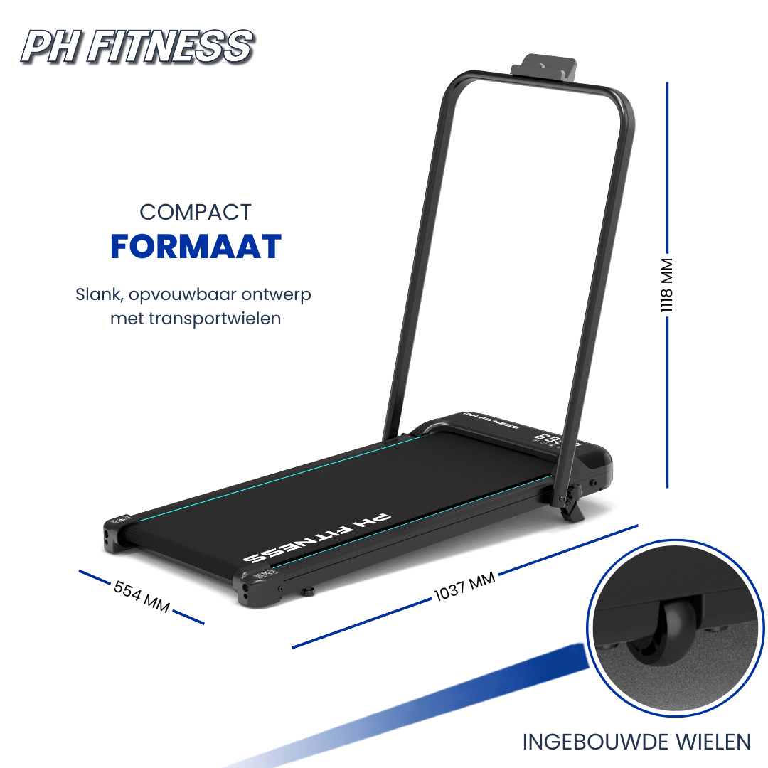 PH Fitness FitRunner opvouwbare loopband tot 10 km/u – productbeeld 6