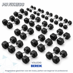 Hexa Dumbbell Set - 1 t/m 10KG - 12.5 t/m 20KG - Dumbbell Rack - Physical Sports Group B.V.