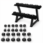 Hexa Dumbbell Set - 2.5 t/m 15KG met Dumbbell Rack - Physical Sports Group B.V.