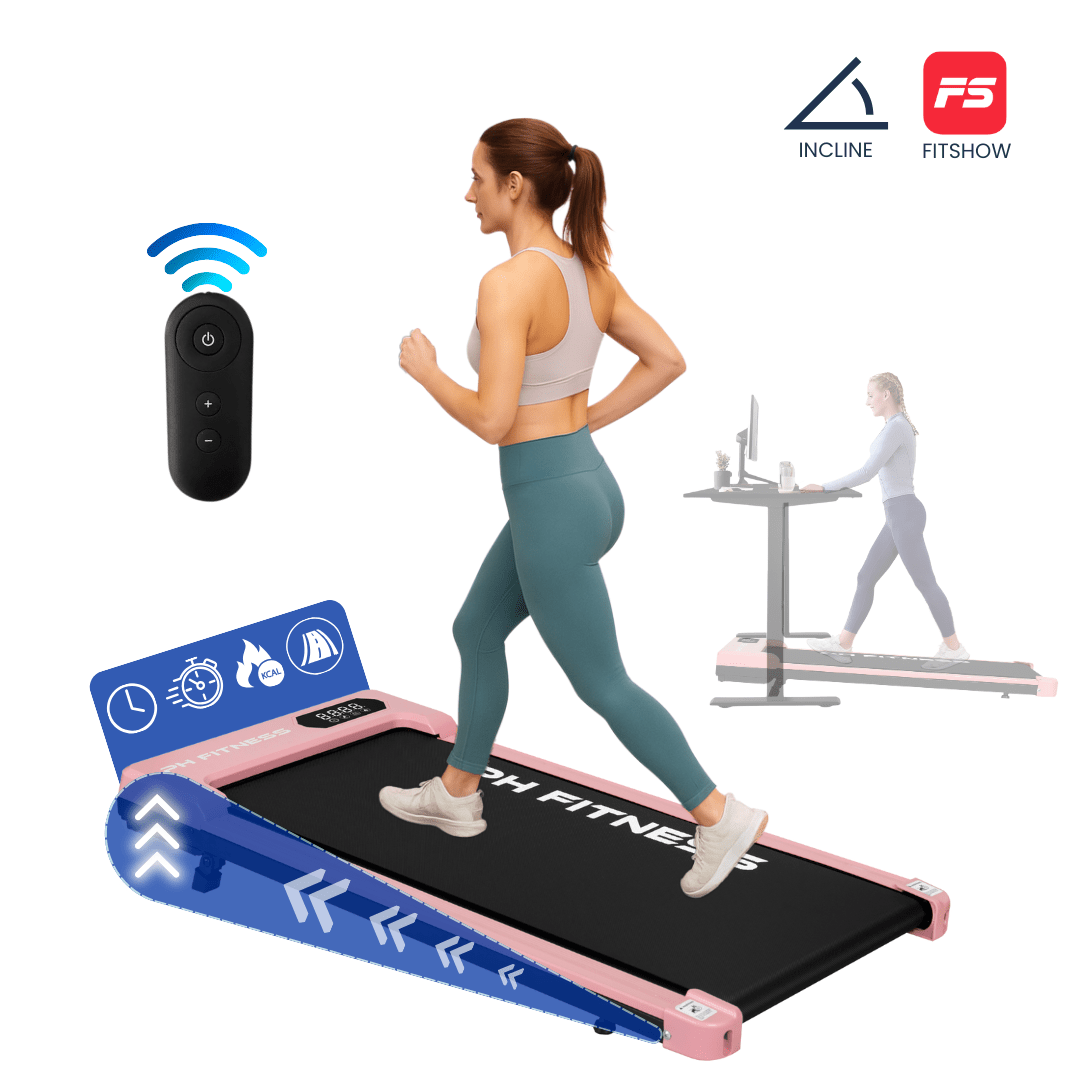 Loopband – 8 km/u – Incline & Handmatige Helling – Opvouwbaar / Inklapbaar – B3 – Verkrijgbaar in 3 kleuren! - PH Fitness