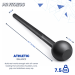 Macebell 2.5–10 kg – Massief Stalen Mace Bell voor Functionele Krachttraining, Core, Schouder Stabiliteit & Grip Training - PH Fitness