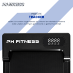 PH Fitness Loopband – 8 km/u – Incline & Handmatige Helling – Opvouwbaar / Inklapbaar – CR - B1S – Black / Zwart - PH Fitness