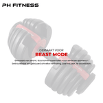 Premium Verstelbare Dumbbells 24KG [2 STUKS] - PH Fitness