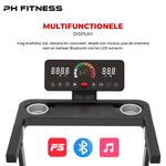 TH - 900 Opvouwbare Loopband – 1.5HP, 12km/u, Bluetooth App, 130kg Draagvermogen, Veiligheidssleutel - PH Fitness