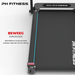 TR - 800 Opvouwbare Loopband – 1.5HP, 12km/u, Bluetooth App, 130kg Draagvermogen, 12 Programma’s - PH Fitness