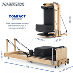 Wooden Pilates Reformer - Foldable Edition - Physical Sports Group B.V.